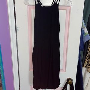 Black dress with pockets